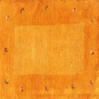Ахгли Компанија Внатрешен Правоаголник Современи Темно Портокалови Апстрактни Килими, 6'9'