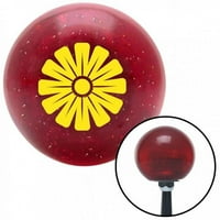 Жолт Цвет-Мајка Црвена Метална Снегулка Копче За Менување со 1. Вметни Менувач Автоматски
