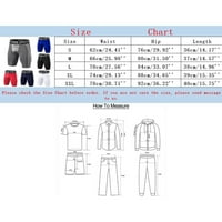 Букер Трчање Шорцеви Мажи Едноставна Кошарка База Обука Компресија Панталони Фитнес Панталони Полиестер Морнарица Л