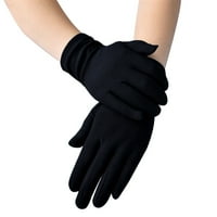 Мишуовоти зимски работни ракавици за мажи и жени топли ракавици отворени И Ракавици Со Целосен прст Жени Мода Еднобојни Церемонијални