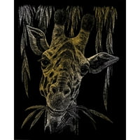 Кралската & Langnickel Златна Фолија Гравирање Уметност Комплет 8 X10 - Жирафа