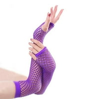 твифер ракавици за жени нова женска мода долга должина мрежести ракавици без прсти партиски ракавици
