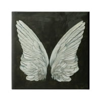 Ступел Индустрии Оф - Бели Ангелски Крилја Бели Пердуви над Црно, 24, Дизајн Од Џејмс Винс