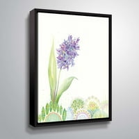 Artwall Hello Hyacinth, галерија завиткана од платно со плови од Линда Арандас