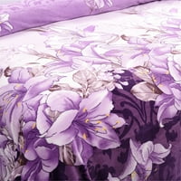 Меко кадифен руно ќебе за софа во кревет, шема за убавина печатена со големина на кралот со големина 90 x102