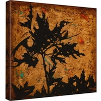 Слики, есенска фузија 4, 20х20, украсна wallидна уметност на платно