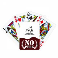 Допрете Водич Назад Арт Деко Мода Ѕиркаат Покер Играње Карти Приватна Игра