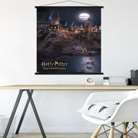 Хари Потер И Каменот На Волшебникот-Хогвортс Во Текот На Ноќта Ѕид Постер Со Магнетна Рамка, 22.375 34