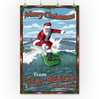 Среќен Божиќ Од Плажата Сил, Калифорнија, Сурфањето На Дедо Мраз