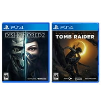 Dishonored and Shadow of the Tomb Raider Game Bundle - PlayStation 4